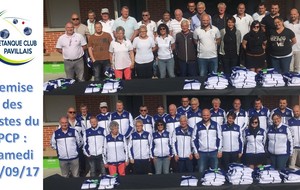 Remise des vestes aux adhérents du PCP