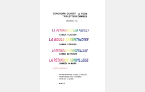 Concours ouvert à tous 18/01/2020