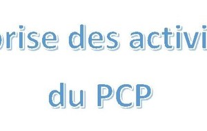 Reprise des activités au PCP