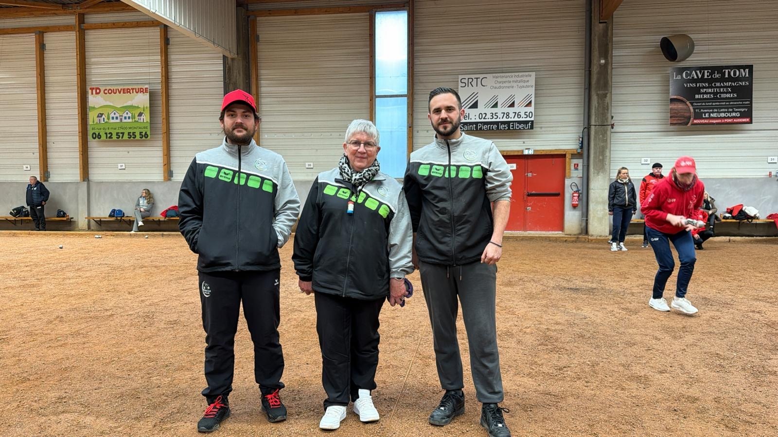 Les pavillais également présent au triplette mixte