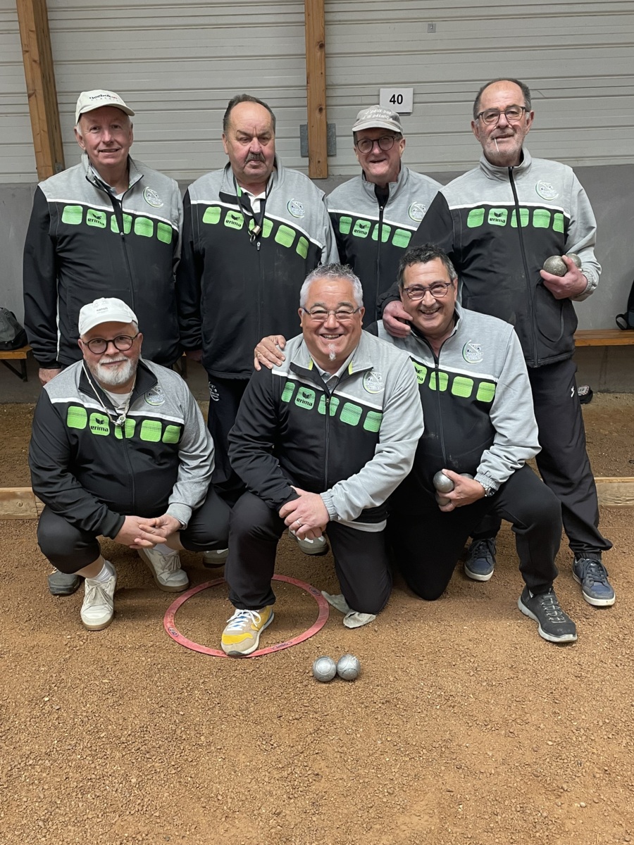 1ère journée du CDC vétérans, les 2 équipes du PCP commencent bien !