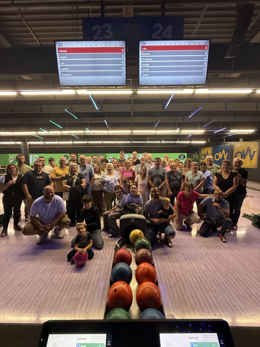 Un vif succès pour la soirée bowling du PCP
