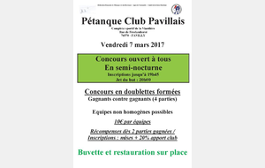 OUVERT A TOUS NOCTURNE DOUBLETTE