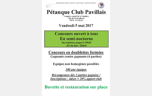 OUVERT A TOUS NOCTURNE DOUBLETTE