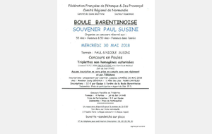 SOUVENIR PAUL SUSINI + 55 ANS BARENTIN