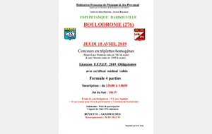 CHALLENGE +55 ANS BOULODROME