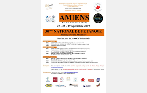 NATIONAL DE PETANQUE AMIENS