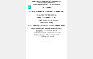 QUALIFICATIF REGIONAL TRIPLETTE PROVENCAL