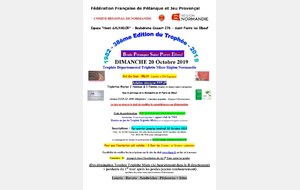 TROPEE DEPARTEMENTAL TRIPLETTE MIXTE REGION NORMANDIE