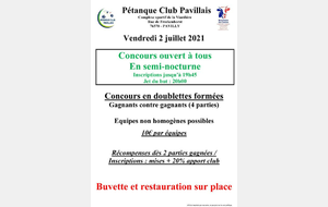 OUVERT A TOUS SEMI-NOCTURNE PAVILLY VENDREDI 2 JUILLET