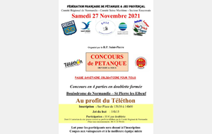 CONCOURS POUR LE TELETHON