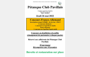 Concours Pavillais-Allemands
