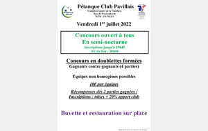 ouvert à tous semi-nocturne