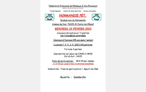 Concours Animation triplettes