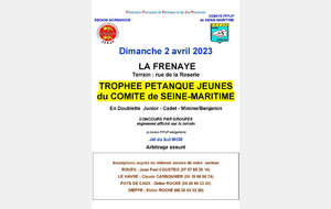 Finale doublette masculin + chpt tàt féminin + trophée jeune