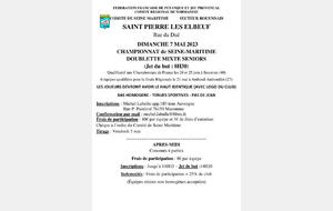 Championnat doublette mixte