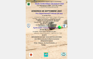 Régional triplettes vétérans +60ans