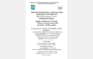 TROPHEE 2 COMITES +60 ANS TRIPLETTE