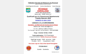 Qualificatif triplette masculin