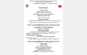 Championnat Comité triplette féminin