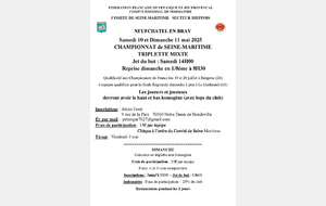 Championnat Comité triplette mixte
