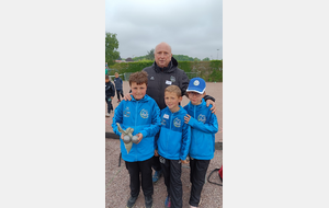 La triplette minime du PCP qualifiée au championnat de France