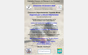Départemental Triplette Mixte
