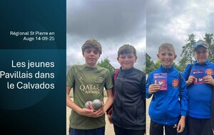 3 jeunes pavillais au régional de St Pierre en Auge