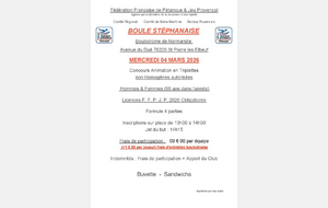 Animation +55 ans Boule Stéphanaise