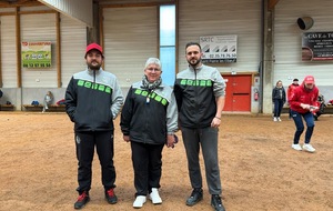 Les pavillais également présent au triplette mixte