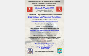 Départemental doublette open