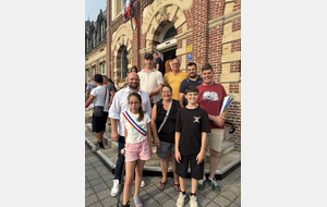 Guillaume et Ghislain récompensés par la ville de Pavilly