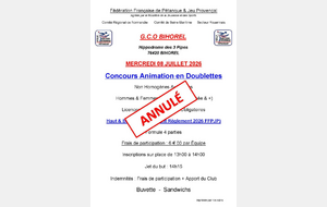 Animation +55 ans Bihorel - annulé