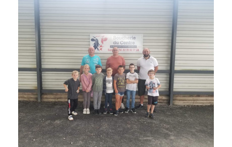 Une belle reprise pour nos jeunes de l'école de pétanque à Pavilly