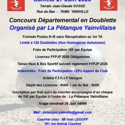 Départemental doublette open